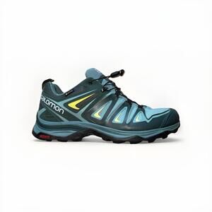 Salomon X Ultra 3 GTX Womens Size 9.5 Teal/Green Waterproof Hiking Shoes